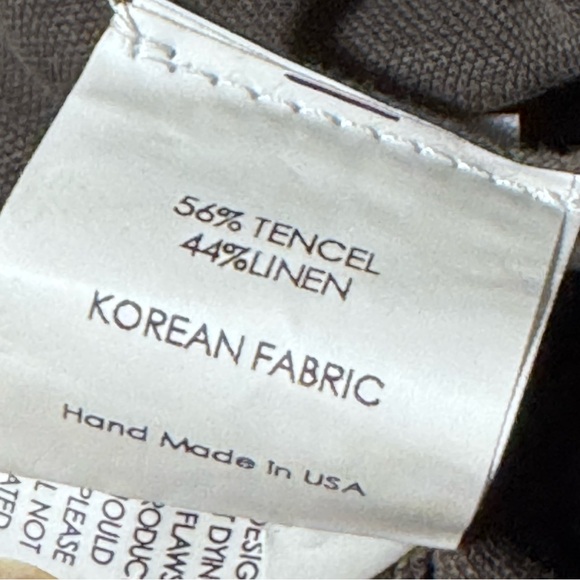 Enza Costa French Linen Pants Women's Size 0/small Army Green - Picture 4 of 9